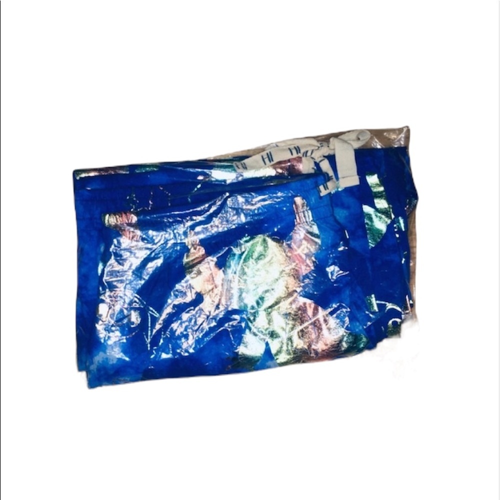 NWT Disney: Rare 🔥 Size Medium Dark Blue Stitch Hologram Pants - Picture 5 of 5